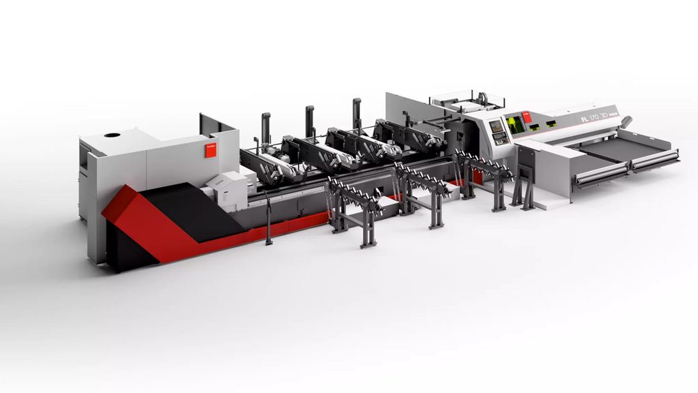 Bystronic FL 170 3D tube laser at David Engineering in Corona, CA